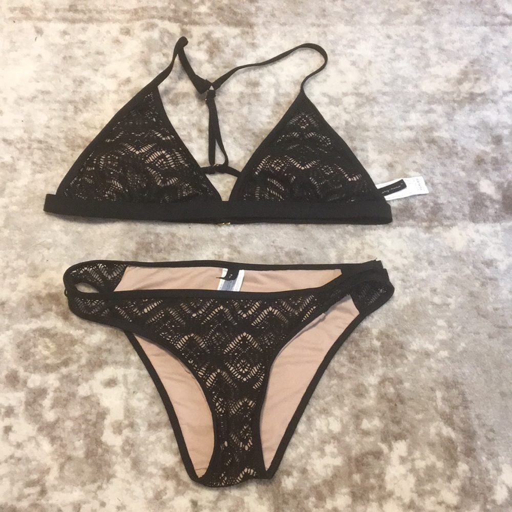 Black and Nude Bikini